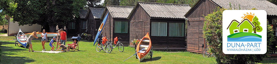 Duna part nyaralóházak, szállás