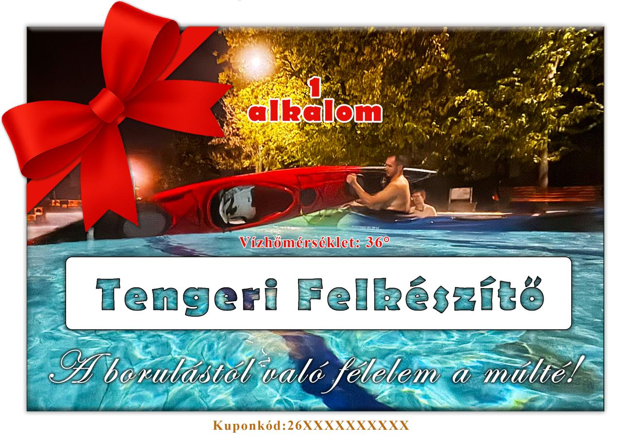 tengeri kajak felkészítő oktatás ajándékutalvány